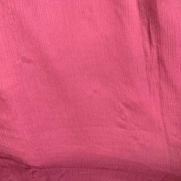 Soft Surroundings Capizzi Blouse Women's Large Red Wine Maroon Balloon Sleeve - Picture 7 of 8